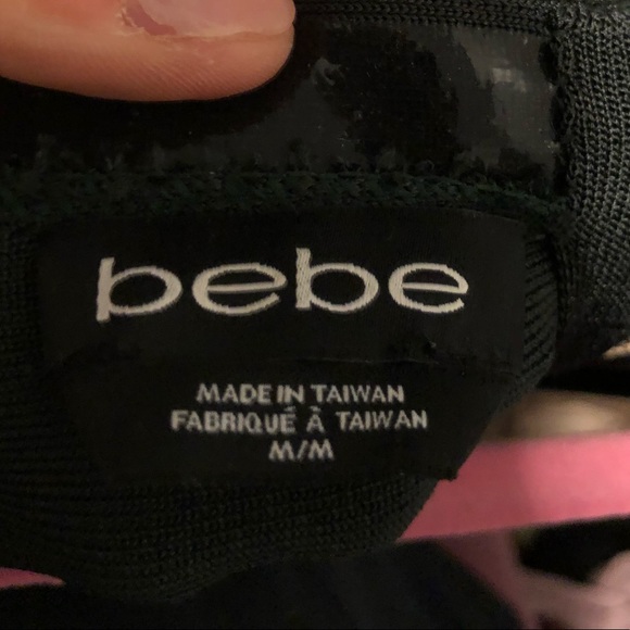 Dark Green BEBE Cocktail Dress - Picture 6 of 6